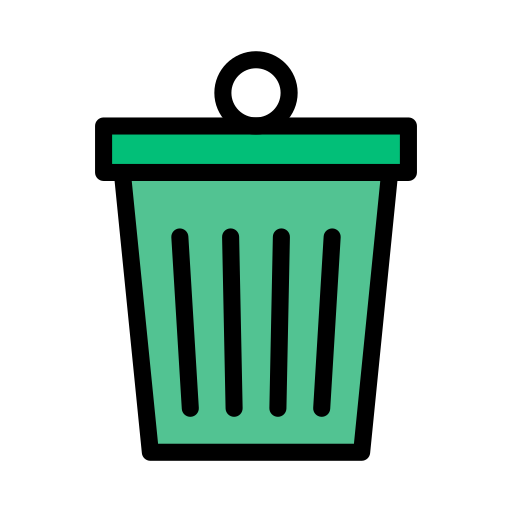 contenedor de basura icono gratis