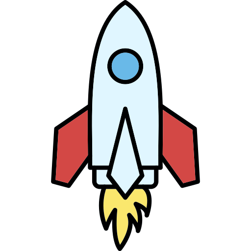 Rocket launch Generic Thin Outline Color icon