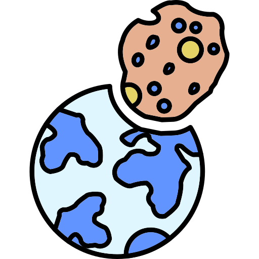 Planet Generic Thin Outline Color icon