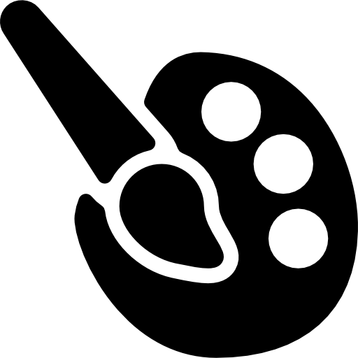 Палитра красок бесплатно иконка