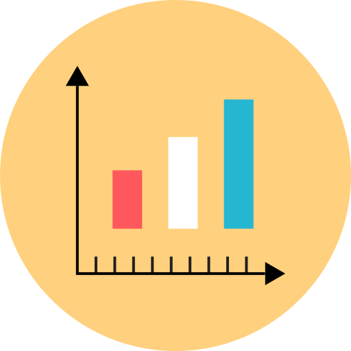 gráfico de barras icono gratis