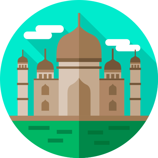 taj mahal icono gratis