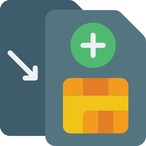 tarjeta sim icono gratis