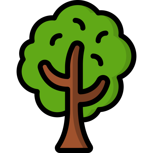 Tree Basic Miscellany Lineal Color icon