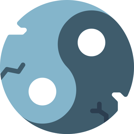 yin yang icono gratis