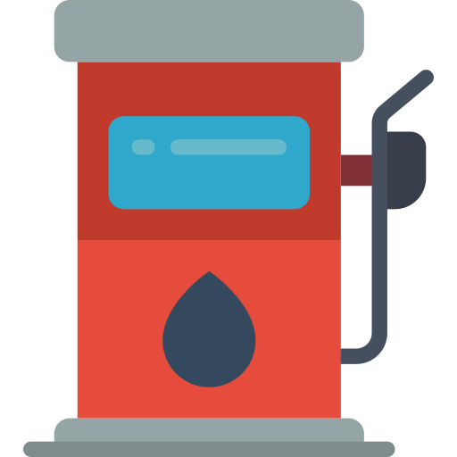 Gas station Basic Miscellany Flat icon