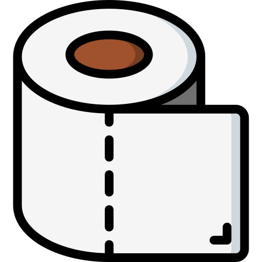 papel de baño icono gratis