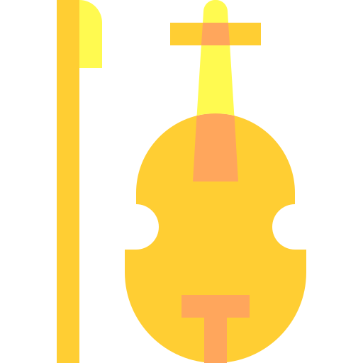 violín icono gratis