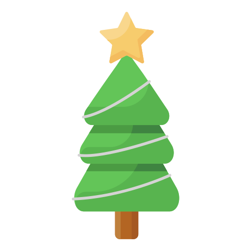 árbol de navidad icono gratis