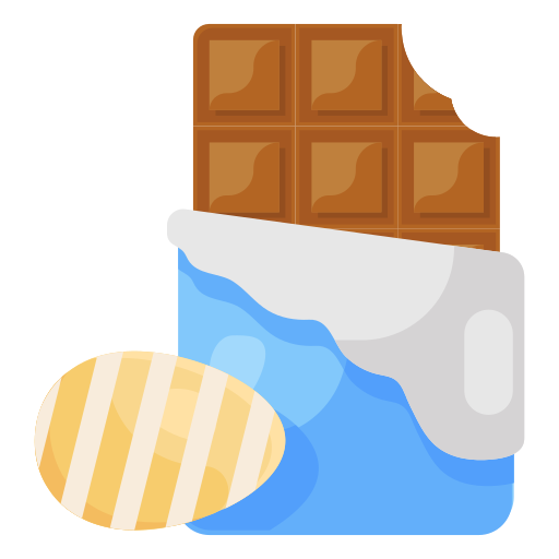 barra de chocolate icono gratis