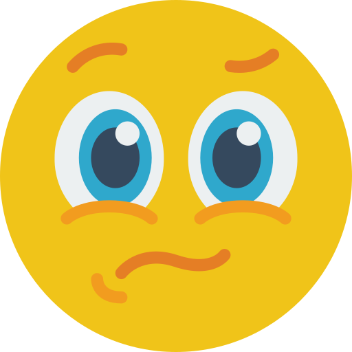 Free Confused Emoji Emoji Icon - Download in Colored Outline Style