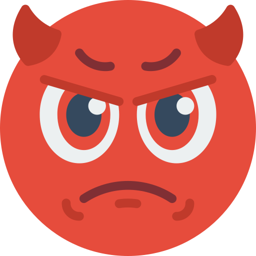 Devil Basic Miscellany Flat icon