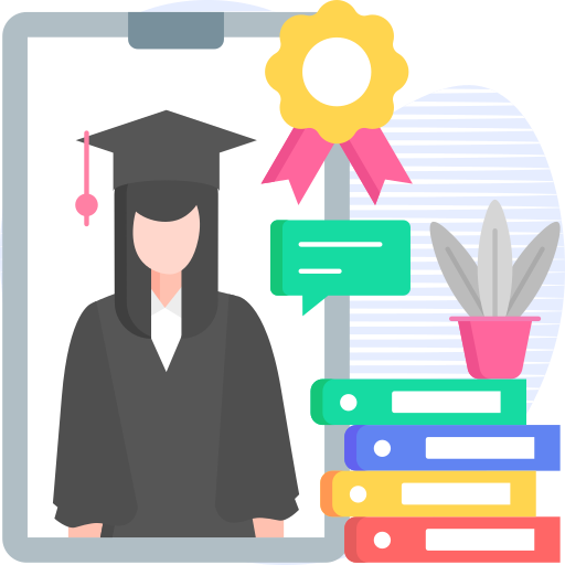 educación virtual icono gratis