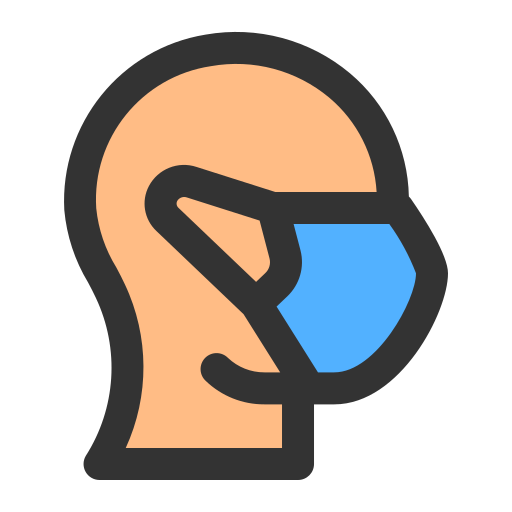 Face mask Generic Outline Color icon