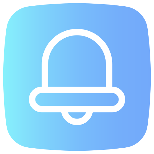 campana de notificación icono gratis