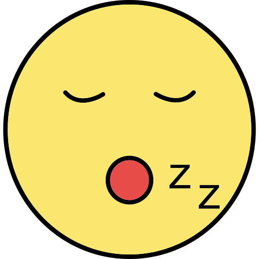 dormido icono gratis