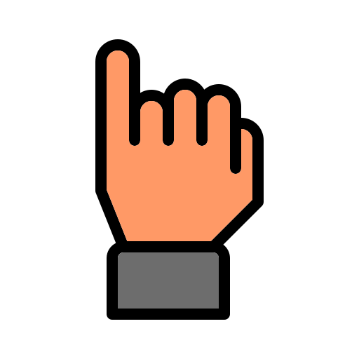 Little finger Generic Outline Color icon