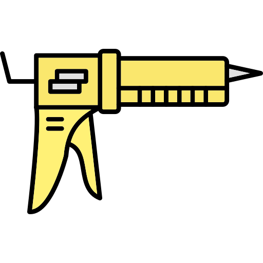 Caulk gun Generic Thin Outline Color icon