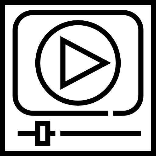 Video player - Free multimedia icons