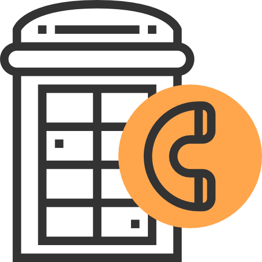 Телефонная будка бесплатно иконка