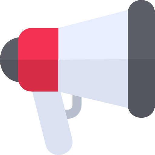 Megaphone Basic Rounded Flat icon