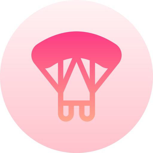 parachutisme Icône gratuit parachutisme Icône gratuit