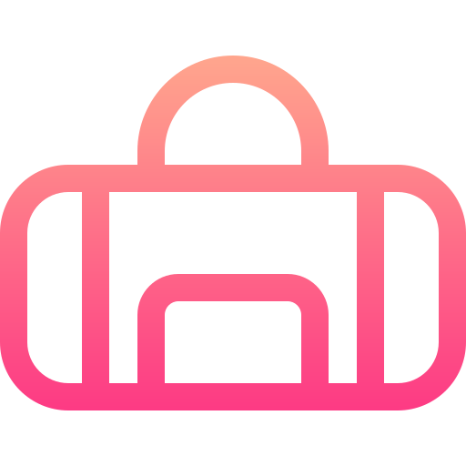 Duffle bag Basic Gradient Lineal color icon