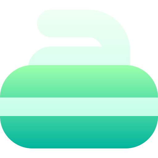 Curling Basic Gradient Gradient icon