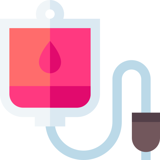 Blood bag Basic Straight Flat icon