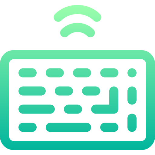 teclado inalambrico icono gratis