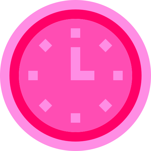 reloj circular icono gratis