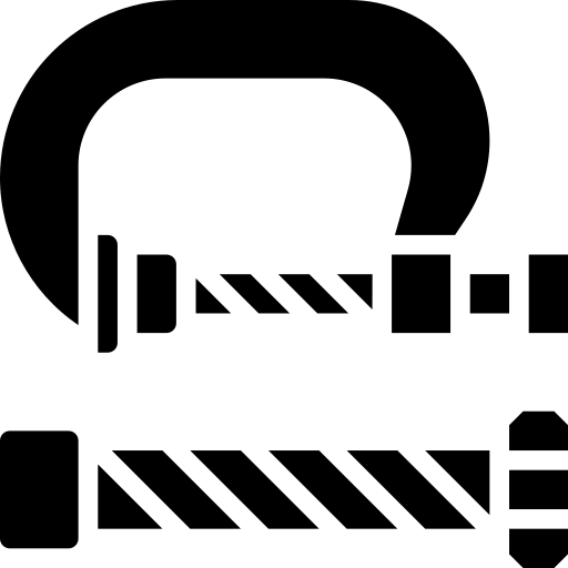 Clamp free icon