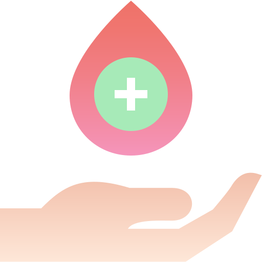 donación de sangre icono gratis