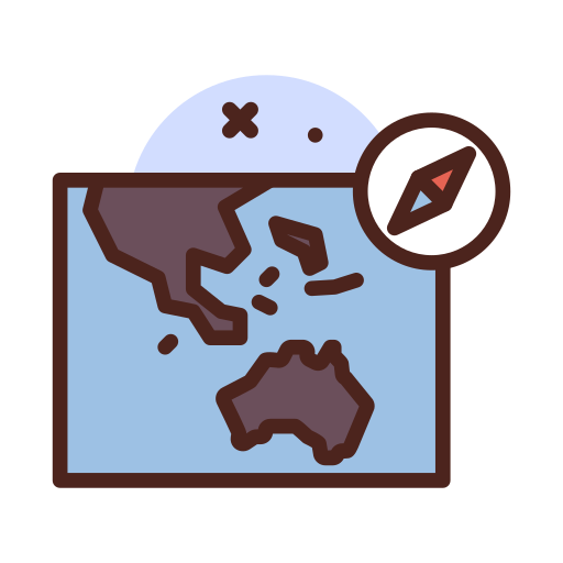 mapa grátis ícone