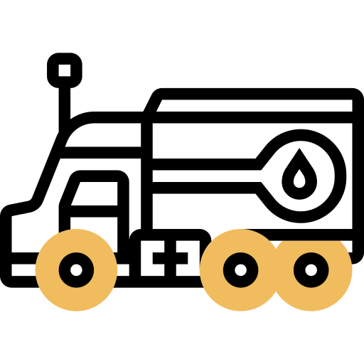 camión de combustible icono gratis