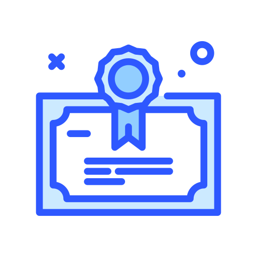 Certificate - free icon