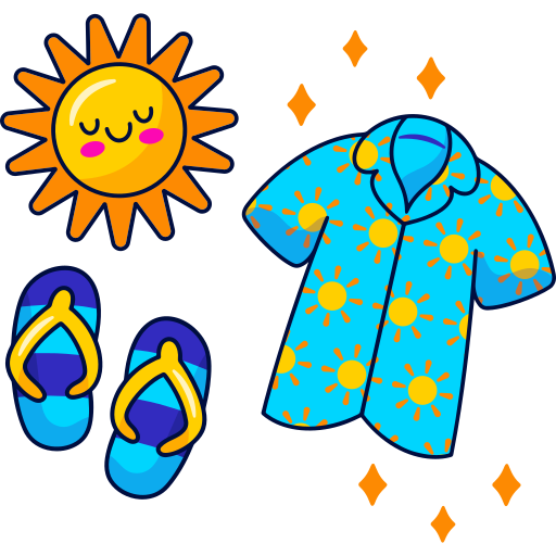 sunny day clothes clipart png