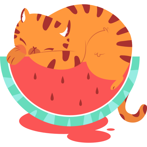pastèque gratuit sticker