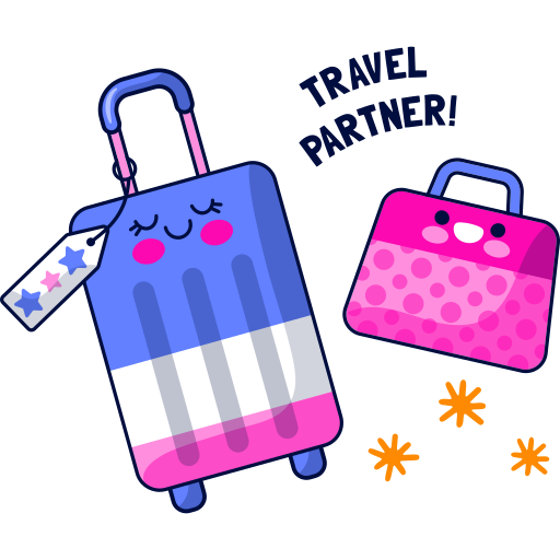 Sticker: Koffer