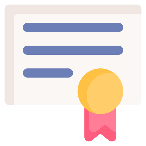 Certificate free icon Certificate free icon