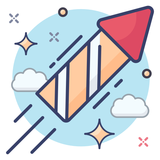 Rocket Generic Outline Color Icon