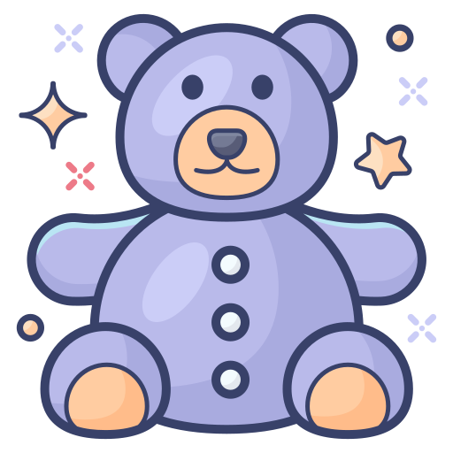 oso de peluche icono gratis