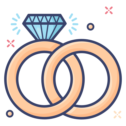 anneaux de mariage Icône gratuit anneaux de mariage Icône gratuit