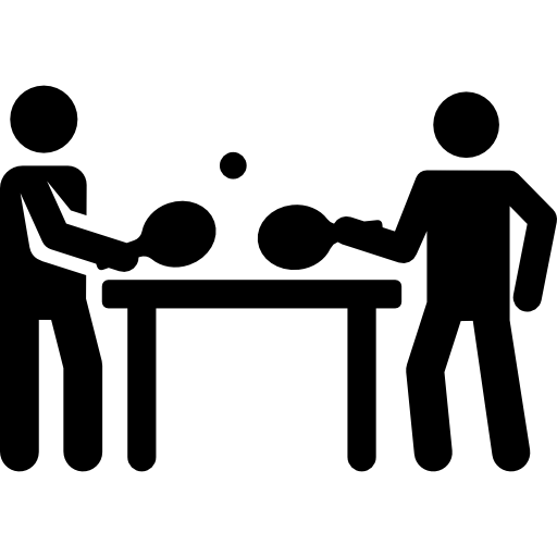 tenis de mesa icono gratis