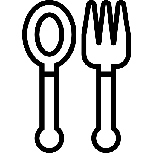 Столовые приборы бесплатно иконка