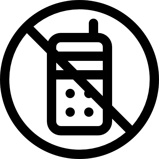 sem celular grátis ícone