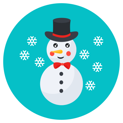 Snowman Generic Circular icon