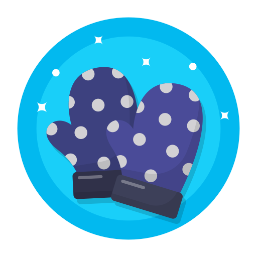 guantes de cocina icono gratis