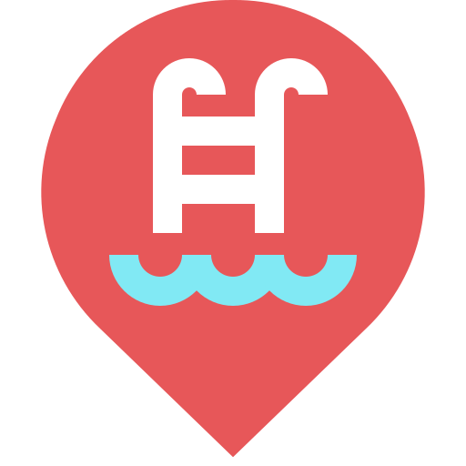 Плавательный бассейн бесплатно иконка