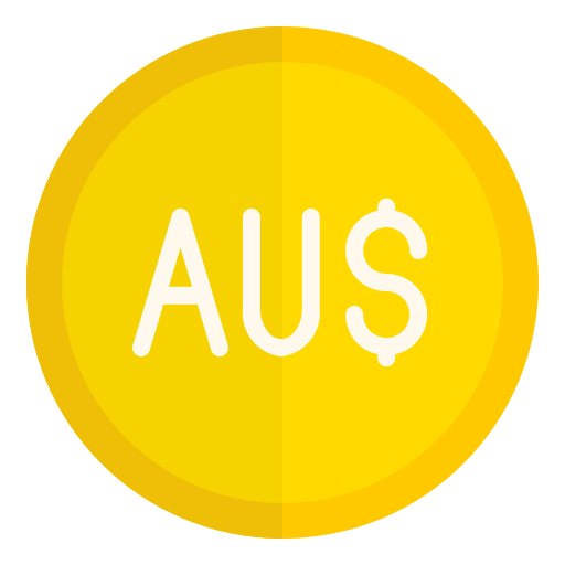 dólar australiano icono gratis